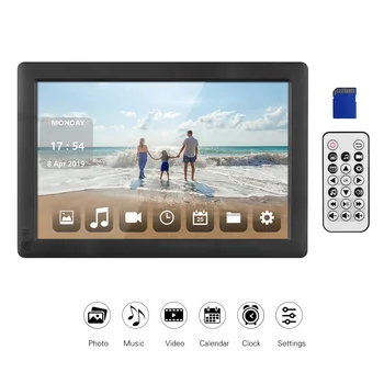 Andoer 10.1 Inch Ultra-thin IPS LCD Digital Photo Frame Desktop Album 1280 * 800 Supports Photo/Music/ Video + 8GB Memory Card
Andoer 10.1 Inch Ultra-thin IPS LCD Digital Photo Frame Desktop Album 1280 * 800 Supports Photo/Music/ Video + 8GB Memory Card