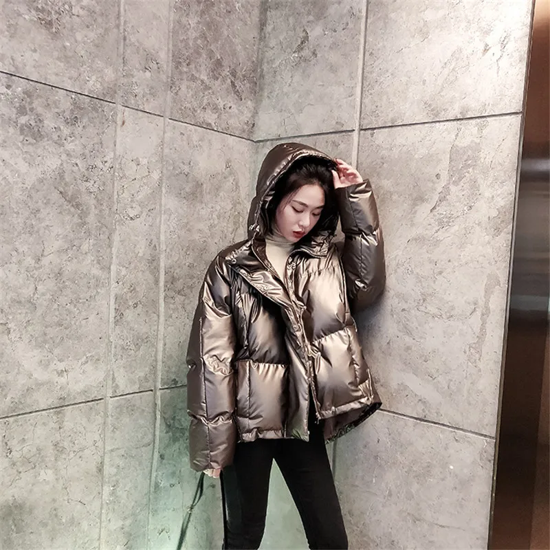 Women Clothing 2019 Future Space Metallic Color Winter Coat Oversize Padded Thick Jacket Fashion Loose Bubble Coat Korean Parkas
Women Clothing 2019 Future Space Metallic Color Winter Coat Oversize Padded Thick Jacket Fashion Loose Bubble Coat Korean Parkas