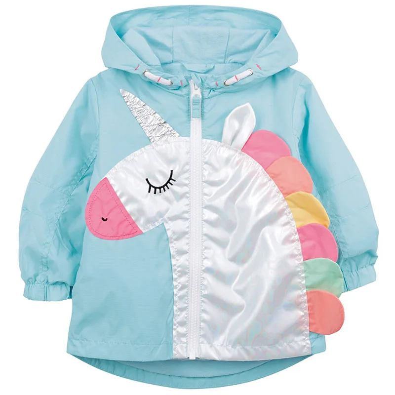 2019 New Spring Autumn Children Unicorn Patch Outerwear Fashion Hooded Coat Colorful Reflective Windbreaker Girls Cute Jackets
2019 New Spring Autumn Children Unicorn Patch Outerwear Fashion Hooded Coat Colorful Reflective Windbreaker Girls Cute Jackets