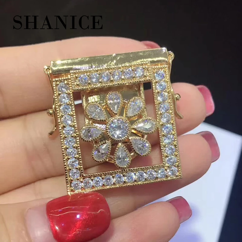 SHANICE Square Shape Full Crystal Pearl Necklace Pendant Connector Locket Micro Paved CZ Tassels DIY Making Jewelry Accessory
SHANICE Square Shape Full Crystal Pearl Necklace Pendant Connector Locket Micro Paved CZ Tassels DIY Making Jewelry Accessory