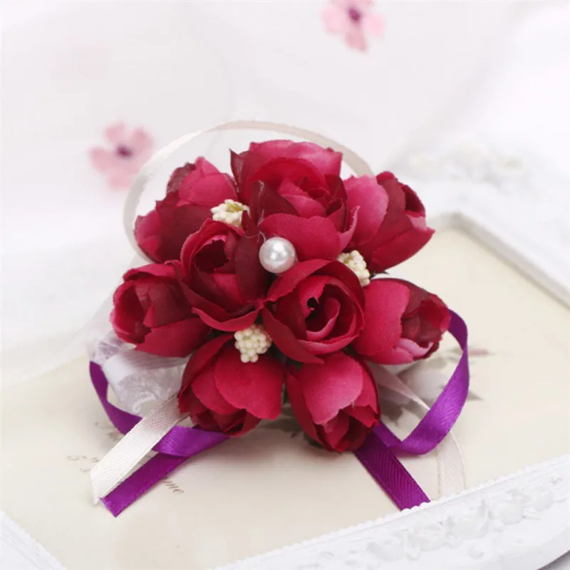 Flowers Artificial Bride Flowers For Wedding Dancing Party Decor Bridal Prom Wedding Wrist Corsage Bridesmaid Sisters Hand
Flowers Artificial Bride Flowers For Wedding Dancing Party Decor Bridal Prom Wedding Wrist Corsage Bridesmaid Sisters Hand