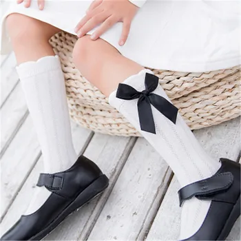 Girls Knee High Princess Cute Socks Kids Lovely Silk Bow Cotton Sports School White Socks Skate Children Baby Long Tube Leg Warm
Girls Knee High Princess Cute Socks Kids Lovely Silk Bow Cotton Sports School White Socks Skate Children Baby Long Tube Leg Warm