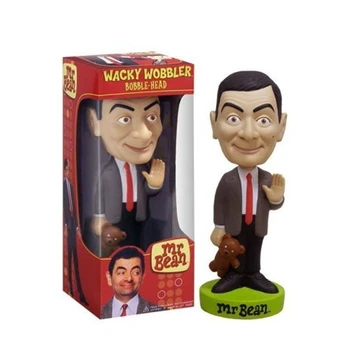 

Nodding Mr.Bean Shake Head Dolls Dashboard Car Decoration Accessories Auto Shaking Head Toy for Automoibles Car-styling