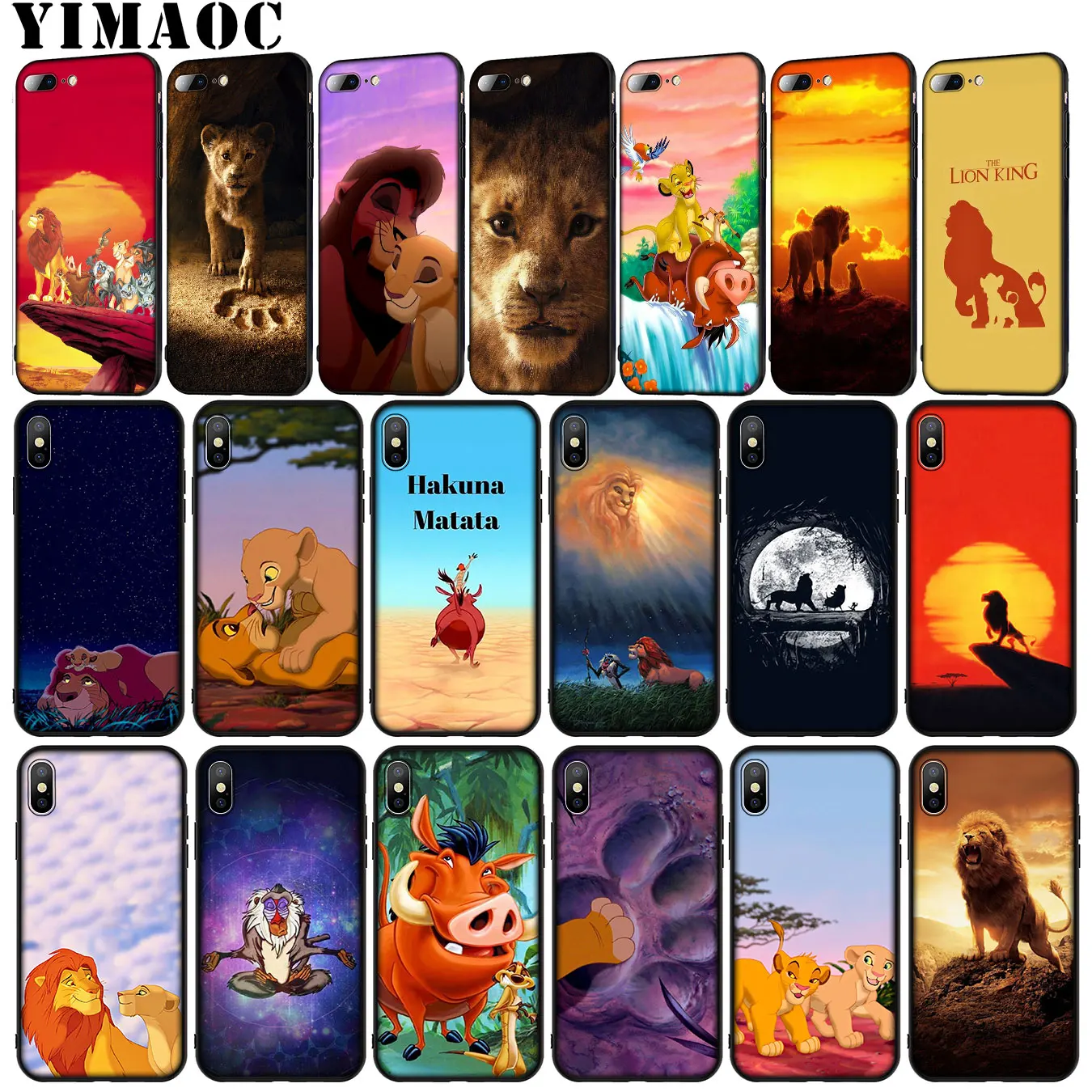 YIMAOC Cartoon The lion king 2019 Soft Silicone Phone Case for iPhone XR X XS Max X 6 6S 7 8 Plus 5 5S SE Black TPU Cover
YIMAOC Cartoon The lion king 2019 Soft Silicone Phone Case for iPhone XR X XS Max X 6 6S 7 8 Plus 5 5S SE Black TPU Cover