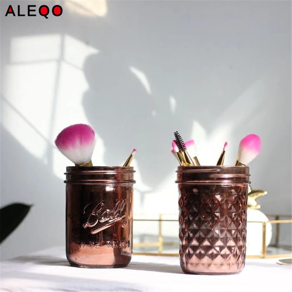 Vogue Chic Rose Gold Storage Bottle Jar Superior Minimalist Elegant Luxury Salt Sugar Pepper Makeup Brush Storage Home Organizer
Vogue Chic Rose Gold Storage Bottle Jar Superior Minimalist Elegant Luxury Salt Sugar Pepper Makeup Brush Storage Home Organizer