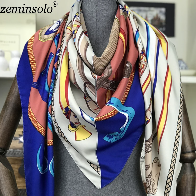 2018 Luxury Brand Summer Women's Scarves Fashion Lady Silk Scarf Print Chain Shawls Pashmina Foulard Femme Square Bandana Hijab
2018 Luxury Brand Summer Women's Scarves Fashion Lady Silk Scarf Print Chain Shawls Pashmina Foulard Femme Square Bandana Hijab