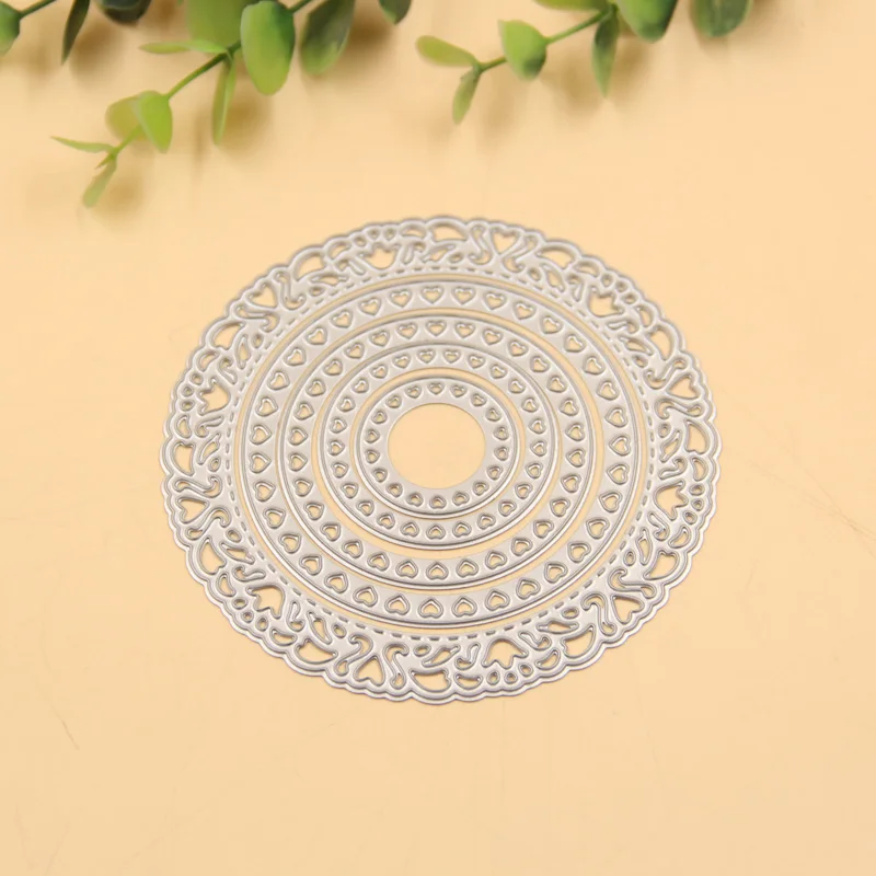 Lace Round Cutting Dies Stencils for DIY Scrapbooking/photo album Decorative Embossing DIY Paper Cards
Lace Round Cutting Dies Stencils for DIY Scrapbooking/photo album Decorative Embossing DIY Paper Cards