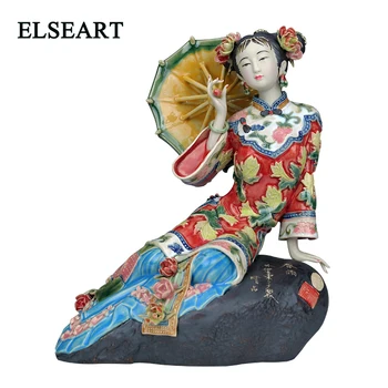 Folk Art Porcelain Ceramic Traditional Chinese Classics Story Figurine female ceramic sculpture statue home decoration
Folk Art Porcelain Ceramic Traditional Chinese Classics Story Figurine female ceramic sculpture statue home decoration