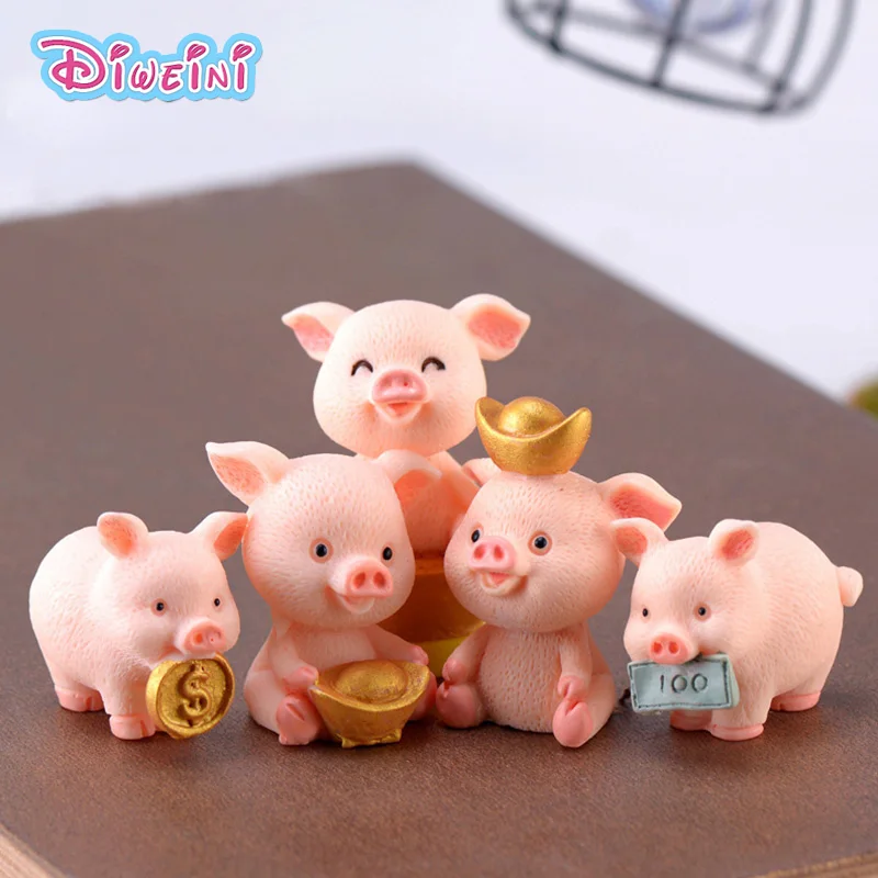Lucky Golden Pig Resin Crafts animal model Miniature cartoon Figures fairy garden decoration accessories set toys Gift For Kids
Lucky Golden Pig Resin Crafts animal model Miniature cartoon Figures fairy garden decoration accessories set toys Gift For Kids