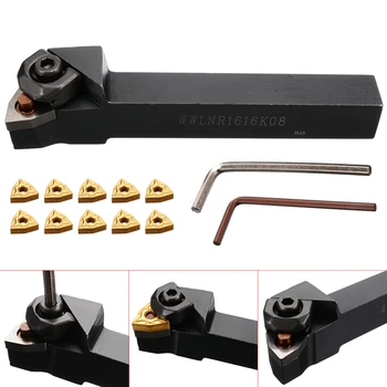 1pc WWLNR1616H08/K08 Boring Bar CNC Lathe Turning Tool Holder + 10pcs WNMG0804 Inserts + 2pcs Wrenches for Manufacturing
1pc WWLNR1616H08/K08 Boring Bar CNC Lathe Turning Tool Holder + 10pcs WNMG0804 Inserts + 2pcs Wrenches for Manufacturing