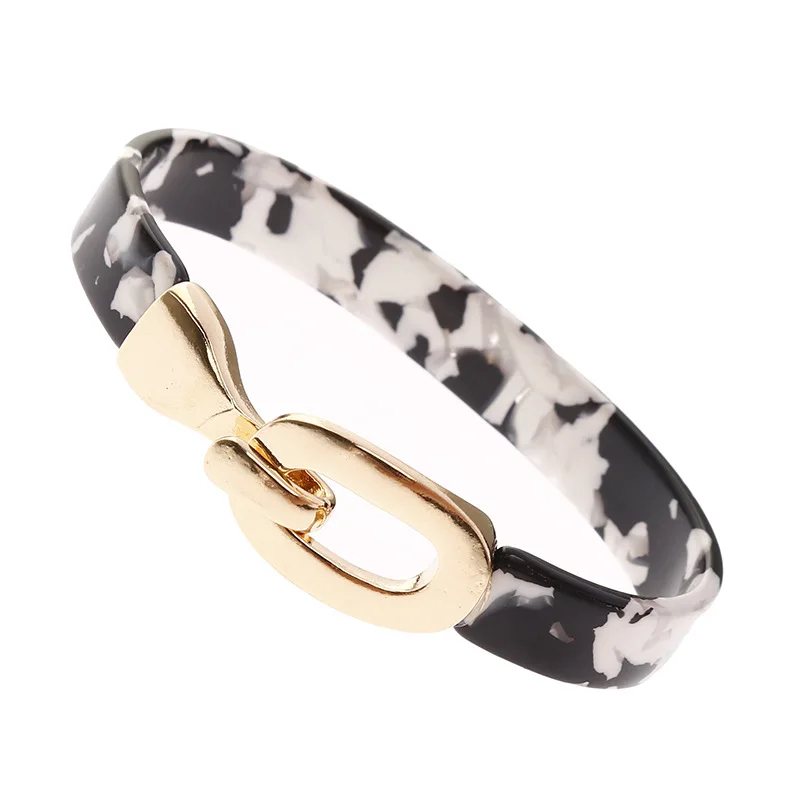 2019 New Fashion Acrylic Acetate Black White Bangles Bracelets Handmade Jewelry For Women Girl Alloy Acrylic Bracelets Jewelry
2019 New Fashion Acrylic Acetate Black White Bangles Bracelets Handmade Jewelry For Women Girl Alloy Acrylic Bracelets Jewelry