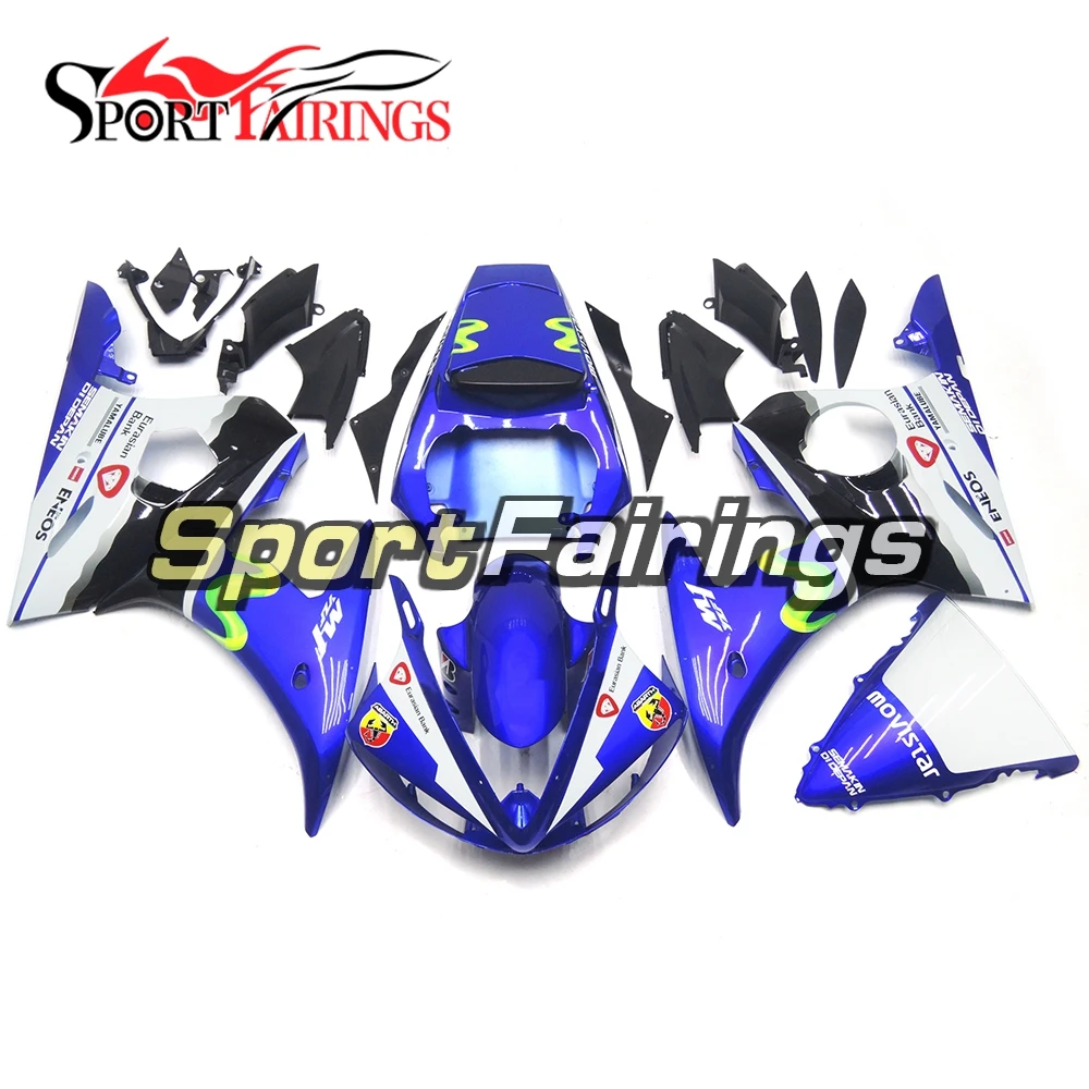 Blue White Full ABS Plastic Injection Motorbike Fairings Hulls for Yamaha YZF600 R6 2005 05 Sportbike Carenes Covers Cowlings
Blue White Full ABS Plastic Injection Motorbike Fairings Hulls for Yamaha YZF600 R6 2005 05 Sportbike Carenes Covers Cowlings