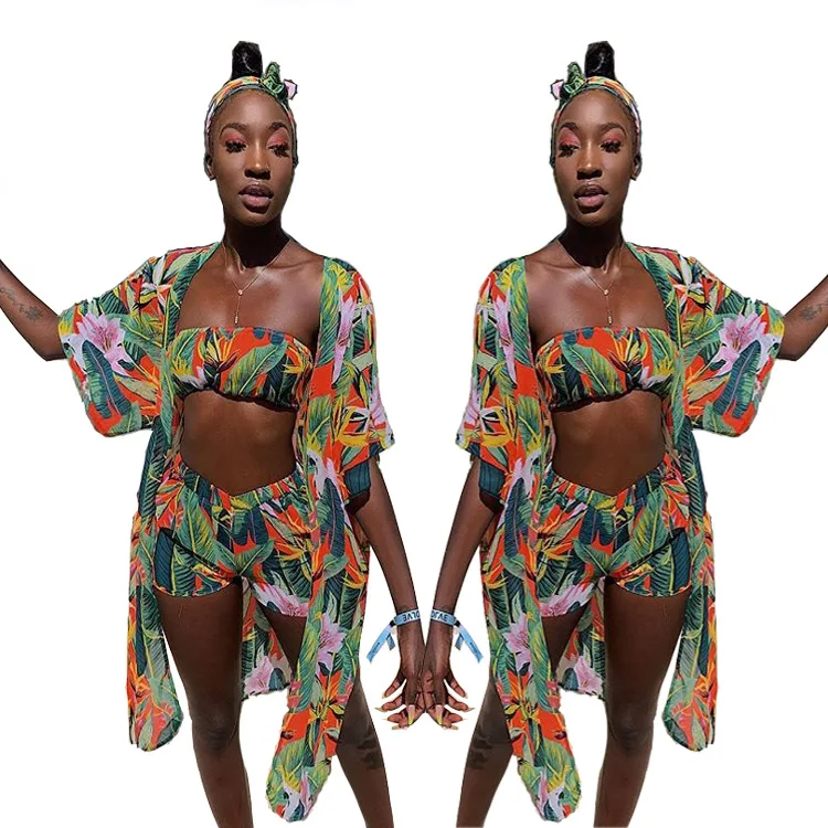 2019 women summer sexy Print beach x-long long sleeve cloak Strapless bra top & panty three piece swimsuit bikini set 1622
2019 women summer sexy Print beach x-long long sleeve cloak Strapless bra top & panty three piece swimsuit bikini set 1622