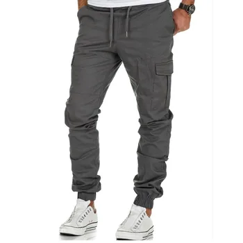 2019 men's new cargo pants fashion men's plain color bandage casual loose sport pants high quality men's pants
2019 men's new cargo pants fashion men's plain color bandage casual loose sport pants high quality men's pants