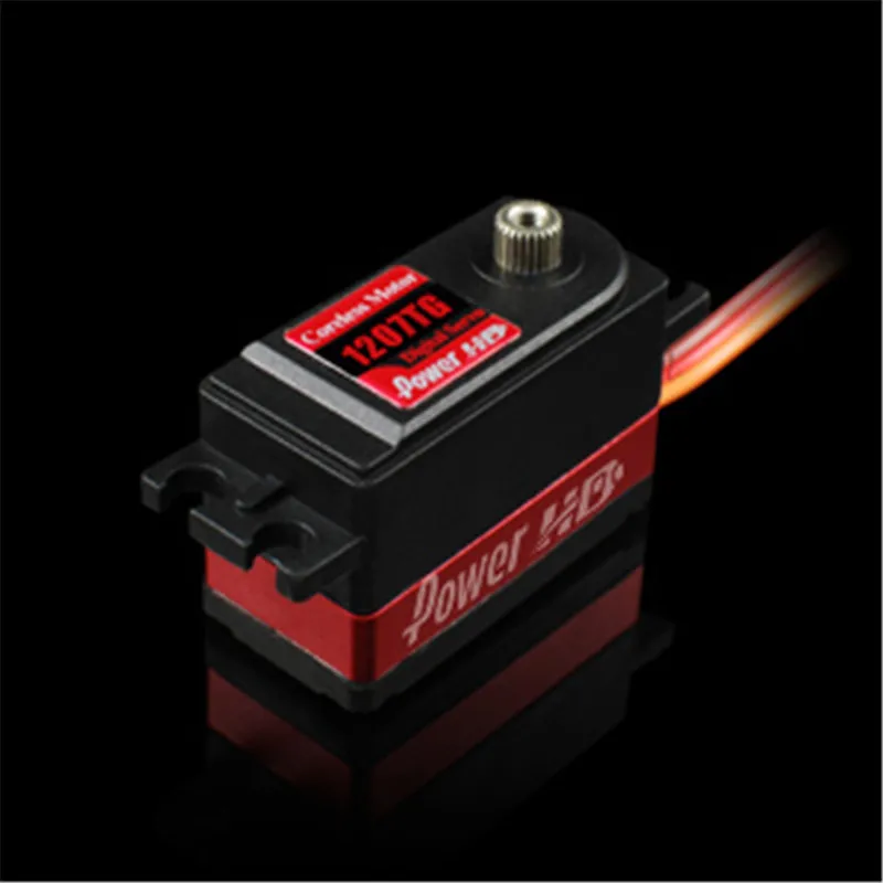 POWER HD 1206TG Titanium Metal Gear 8KG Digital Servo High speed low profile 0.09sec
POWER HD 1206TG Titanium Metal Gear 8KG Digital Servo High speed low profile 0.09sec