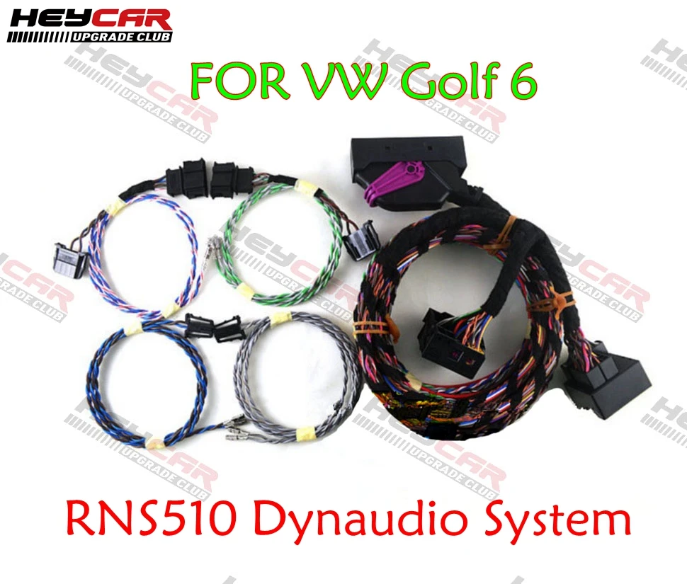 Plug&play RNS510 Dynaudio System acoustics Wire harness Cable For VW Golf 6 MK6
Plug&play RNS510 Dynaudio System acoustics Wire harness Cable For VW Golf 6 MK6