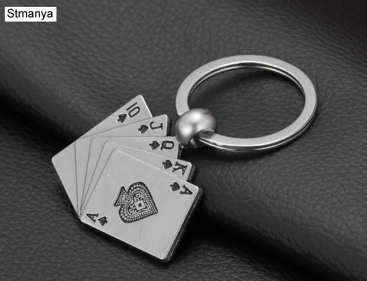 The metal alloy pendant printed Keychain customized advertising LOGO Poker Casino personalized gifts
The metal alloy pendant printed Keychain customized advertising LOGO Poker Casino personalized gifts