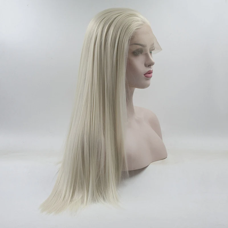 Marquesha Natural Looking Half Hand Tied Straight Heat Resistant Fiber Platinum Blonde Synthetic Lace Front Wig For Women
Marquesha Natural Looking Half Hand Tied Straight Heat Resistant Fiber Platinum Blonde Synthetic Lace Front Wig For Women