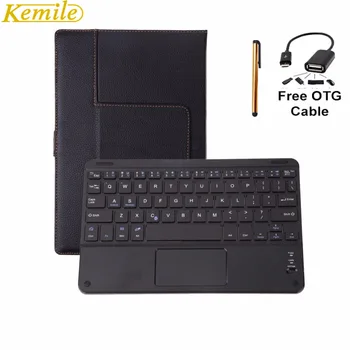 Kemile Universal 7.9"-9" Tablet Removable Wireless Bluetooth 3.0 Keyboard w Touch Pad for Android Windows Tablet Leather Case
Kemile Universal 7.9"-9" Tablet Removable Wireless Bluetooth 3.0 Keyboard w Touch Pad for Android Windows Tablet Leather Case