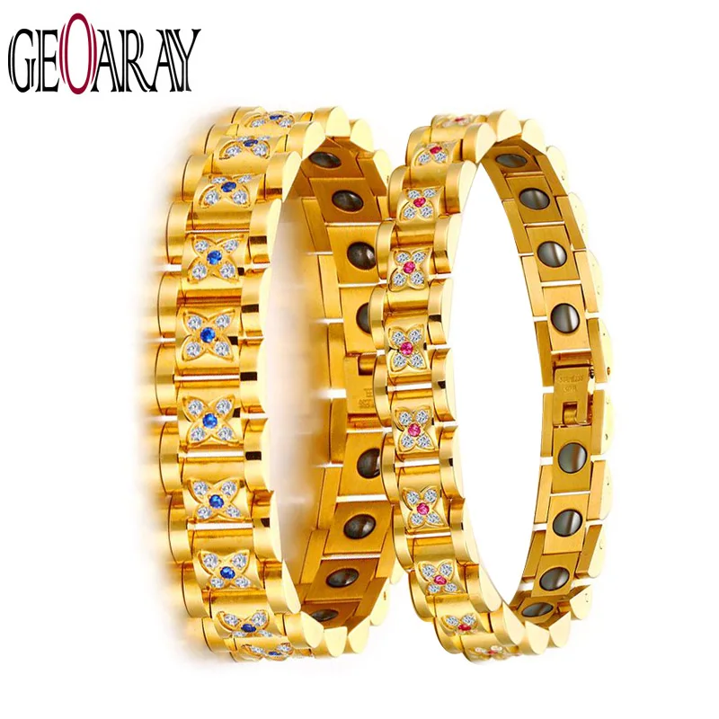 Health Care Luxury Couple Bracelets & Bangles Female Gold-color Stainless Steel Love Bijoux Adjustable Length
Health Care Luxury Couple Bracelets & Bangles Female Gold-color Stainless Steel Love Bijoux Adjustable Length