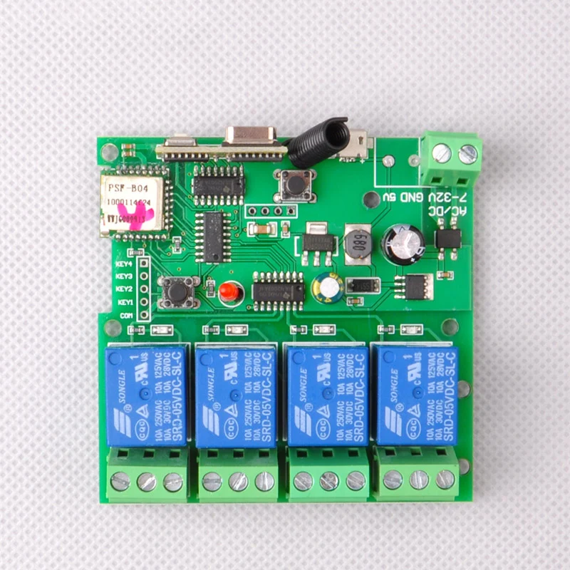 4CH Modules USB5V/DC7-32V/220V Jogging Self-locking Interlocking Remote Control Switch Wifi Relay Module for smart home
4CH Modules USB5V/DC7-32V/220V Jogging Self-locking Interlocking Remote Control Switch Wifi Relay Module for smart home
