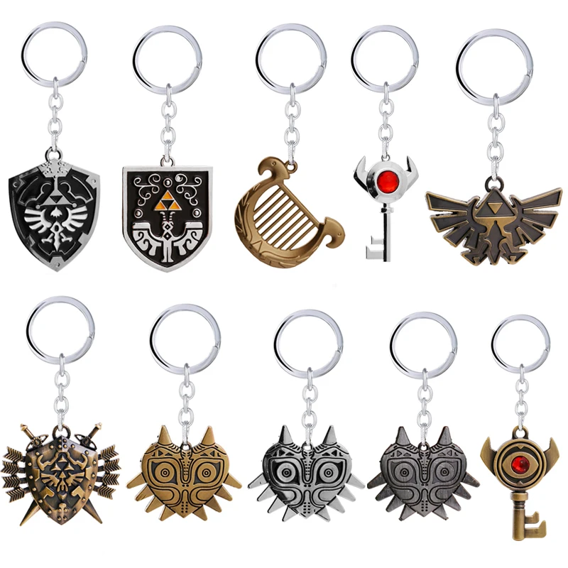 The Legend of Zelda Keychains Metal Pendant Keyring Car key chain for Men Women Souvenirs Jewelry Gifts
The Legend of Zelda Keychains Metal Pendant Keyring Car key chain for Men Women Souvenirs Jewelry Gifts