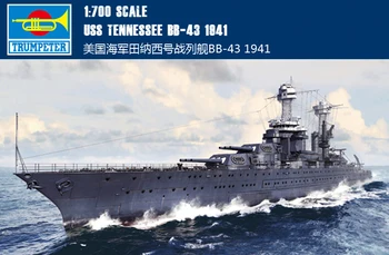 Trumpet 05781 1:700 United States BB-43 Tennessee Battleship 1941 Assembly Model Building Kits Toy
Trumpet 05781 1:700 United States BB-43 Tennessee Battleship 1941 Assembly Model Building Kits Toy