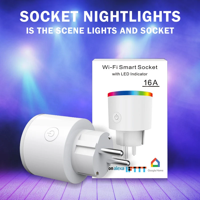 Smart Plug Wifi Smart Power Works with Google Home Mini Alexa IFTTT Monitor EU France US AU UK Korea Plug Outlet
Smart Plug Wifi Smart Power Works with Google Home Mini Alexa IFTTT Monitor EU France US AU UK Korea Plug Outlet