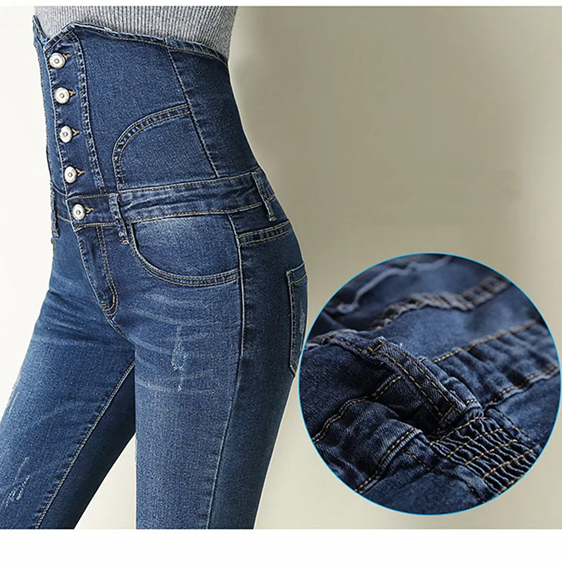 Large Plus Size Skinny High Waist Jeans Woman Slim Sexy Black Blue Ladies Vintage Denim Jeans Women Pants Streetwear Trousers
Large Plus Size Skinny High Waist Jeans Woman Slim Sexy Black Blue Ladies Vintage Denim Jeans Women Pants Streetwear Trousers