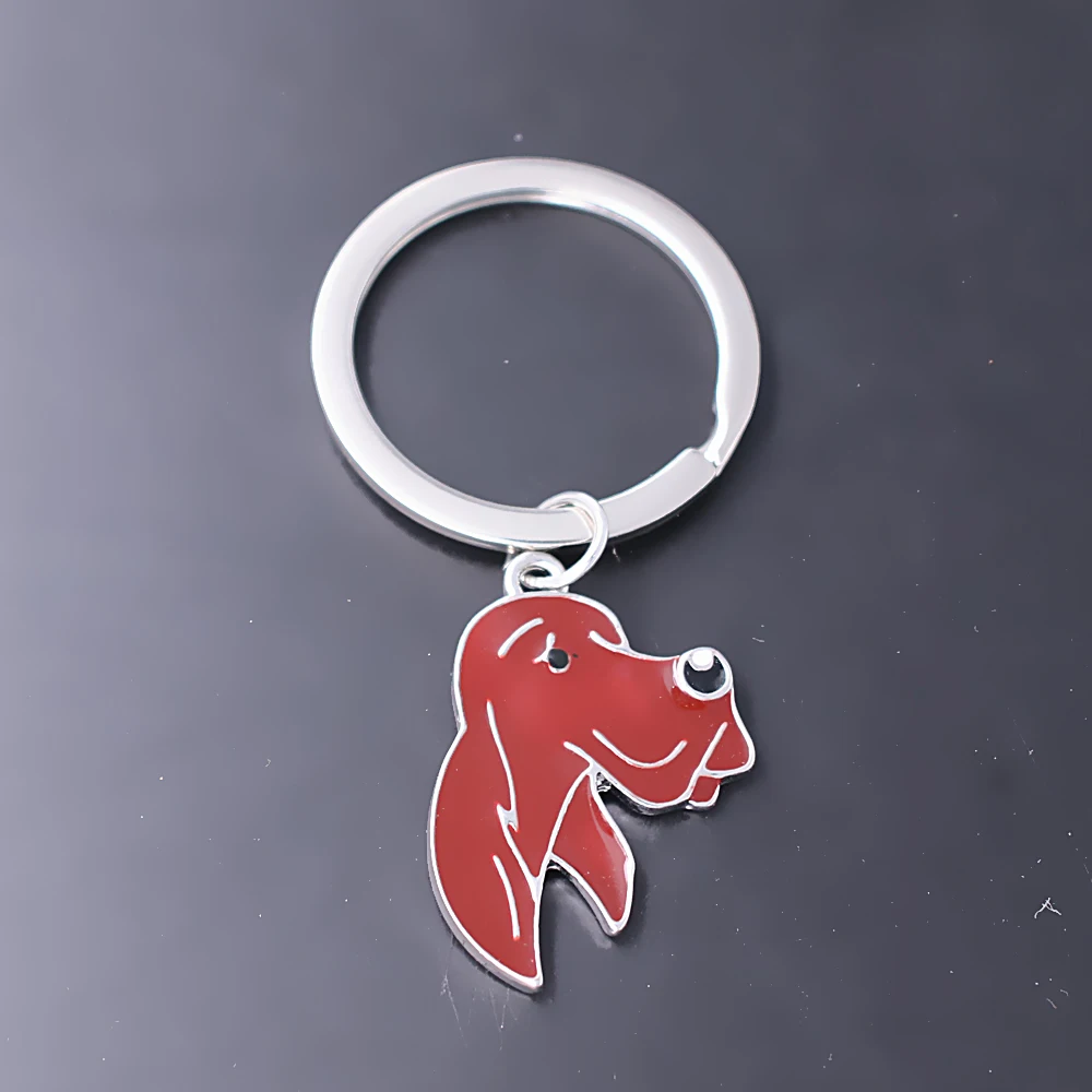 Enamel metal pet dog collar key chain Irish terrier Charm Ierse Setter Dog charm key ring for gift
Enamel metal pet dog collar key chain Irish terrier Charm Ierse Setter Dog charm key ring for gift