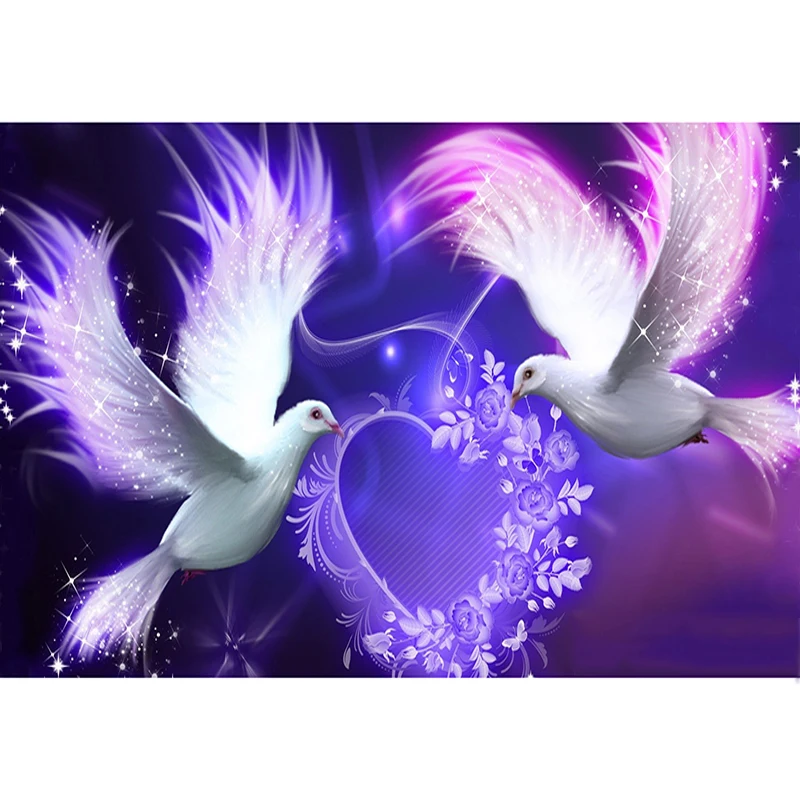 Full Square/Round Drill 5D DIY Diamond Painting "Dove Love" 3D Rhinestones Embroidery Cross Stitch 5D Home Decor Gift
Full Square/Round Drill 5D DIY Diamond Painting "Dove Love" 3D Rhinestones Embroidery Cross Stitch 5D Home Decor Gift