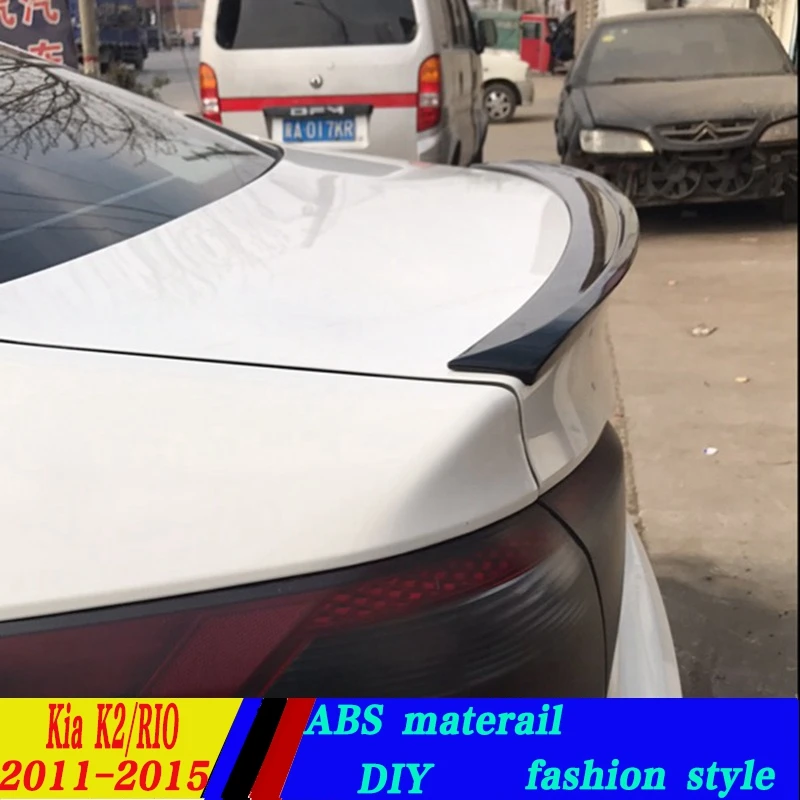 use for Kia RIO K2 spoiler 2013-2015 RIO K2 lip Spoiler High Quality ABS Material Car Rear Wing Primer Color Rear Spoiler
use for Kia RIO K2 spoiler 2013-2015 RIO K2 lip Spoiler High Quality ABS Material Car Rear Wing Primer Color Rear Spoiler
