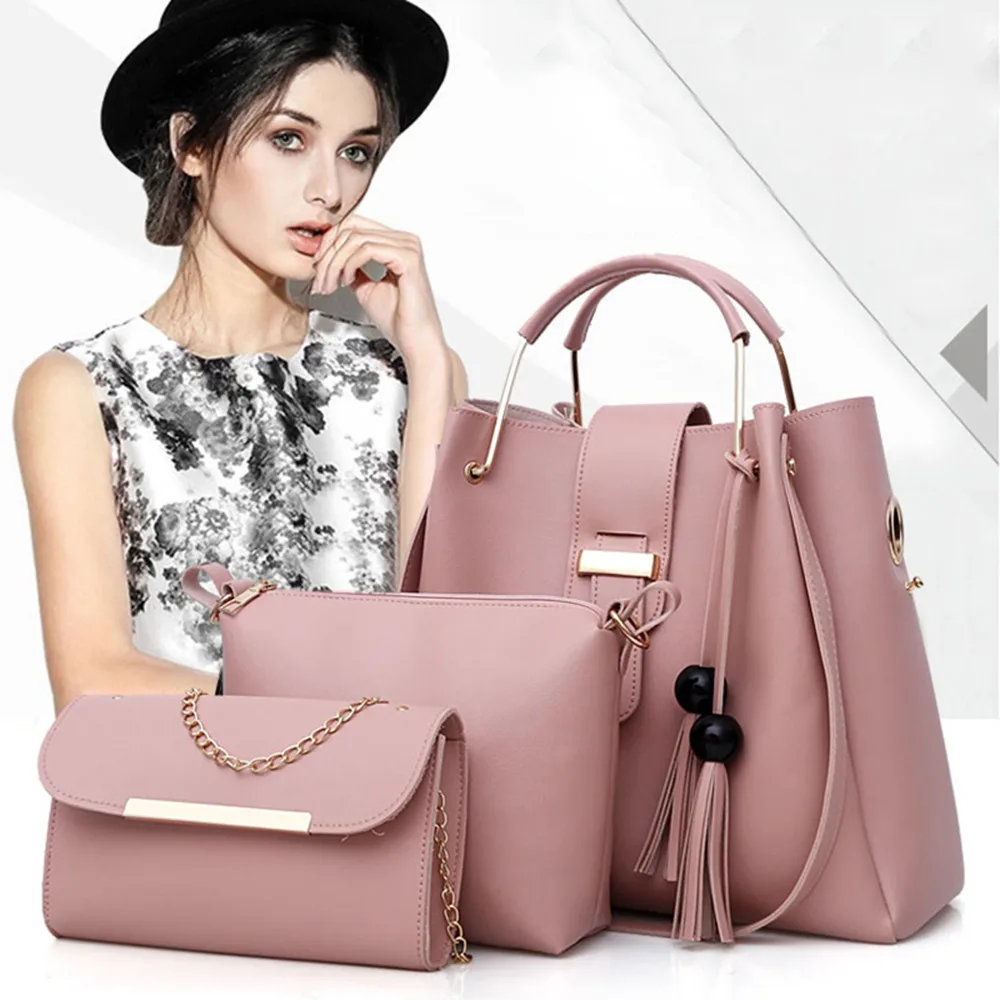 3Pcs Fashion Leather Tassel Shoulder Bag Crossbody Bag Handbag For Women Girls Popular N21
3Pcs Fashion Leather Tassel Shoulder Bag Crossbody Bag Handbag For Women Girls Popular N21