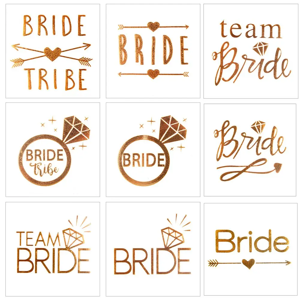 1 PCS Fashion Waterproof Body Art Gold Temporary Tattoo Arm Sticker Bachelorette Party Summer Bridesmaid Wedding Accessories
1 PCS Fashion Waterproof Body Art Gold Temporary Tattoo Arm Sticker Bachelorette Party Summer Bridesmaid Wedding Accessories