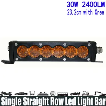 30W 6.9" Amber Single Row Led Light Bar Flood Beam Super Bright Led Light Bar Running Lights Headlight Bar Fog Work Driving Lamp
30W 6.9" Amber Single Row Led Light Bar Flood Beam Super Bright Led Light Bar Running Lights Headlight Bar Fog Work Driving Lamp