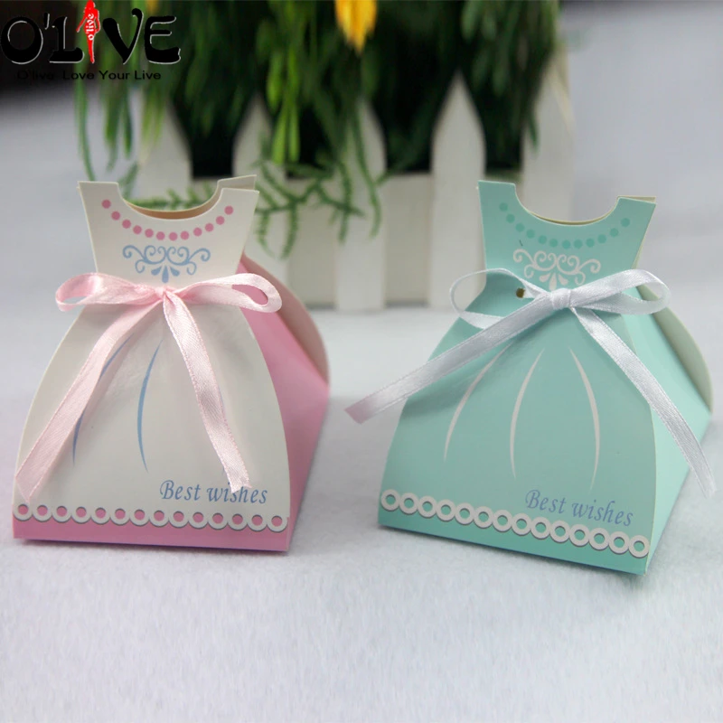 50 Pcs Wedding Dress Candy Box Gift Birthday Party Favors Packaging Paper Box Dragee Bonbonniere Baby Shower Sweet Chocolate Bag
50 Pcs Wedding Dress Candy Box Gift Birthday Party Favors Packaging Paper Box Dragee Bonbonniere Baby Shower Sweet Chocolate Bag