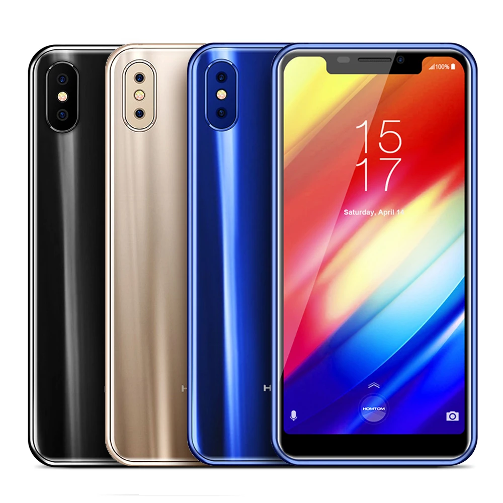 HOMTOM H10 4G смартфон 5 85 "Android 8 1 MTK6750T Восьмиядерный 4 Гб ОЗУ 64 ПЗУ Распознавание