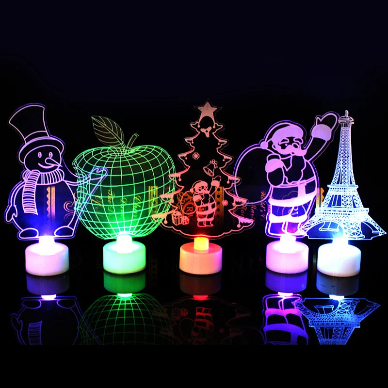 1PC Christmas LED Night Light Christmas Tree Santa Snowman Christmas Decorations Holiday Xmas Gift Wedding Decor Change Colors
1PC Christmas LED Night Light Christmas Tree Santa Snowman Christmas Decorations Holiday Xmas Gift Wedding Decor Change Colors