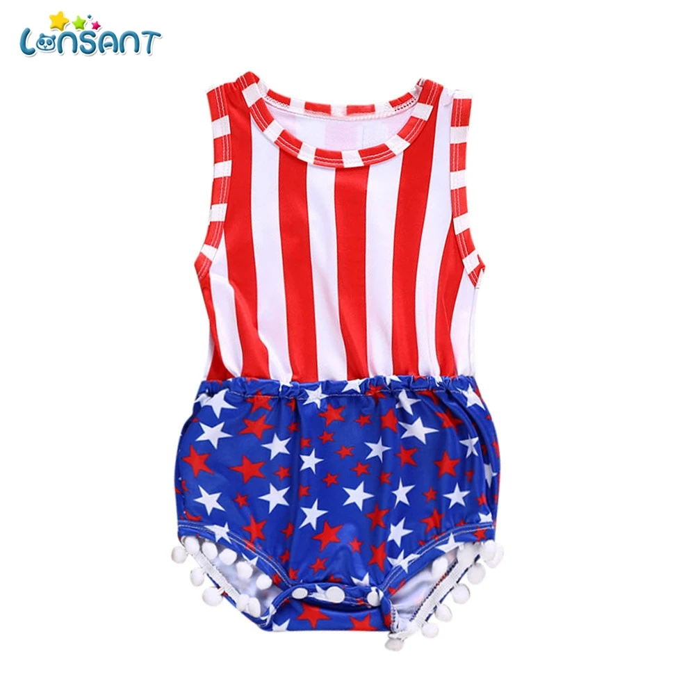 LONSANT 2018 New Arrival Summer Newborn Kids Baby Girls Boys 4th Of July Flag Sleeveless Red Romper Jumpsuit Clothes
LONSANT 2018 New Arrival Summer Newborn Kids Baby Girls Boys 4th Of July Flag Sleeveless Red Romper Jumpsuit Clothes