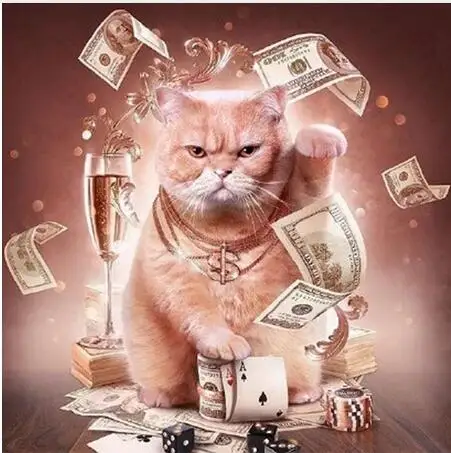 Full Diamond Embroidery 5D DIY Diamond Cross Stitch Animal Lucky Money Cat 3D Diamond Mosaic Painting Rhinestone
Full Diamond Embroidery 5D DIY Diamond Cross Stitch Animal Lucky Money Cat 3D Diamond Mosaic Painting Rhinestone