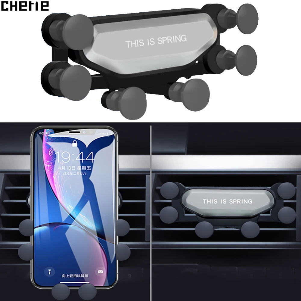 Cherie Gravity Car Phone Holder Universal For iPhone X 7 8 Plus Xiaomi Redmi Note 7 Pro Samsung Air Vent Phone Holder Car Mount
Cherie Gravity Car Phone Holder Universal For iPhone X 7 8 Plus Xiaomi Redmi Note 7 Pro Samsung Air Vent Phone Holder Car Mount