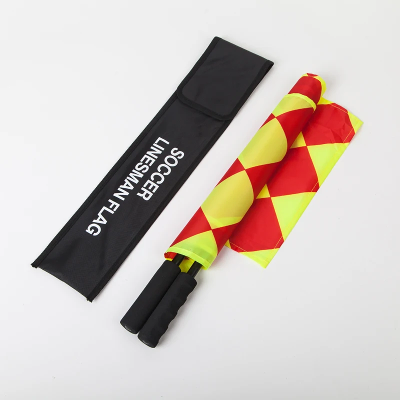 Football Referee Flags Carry bag high quality Soccer Linesman Fair Play Sports Football Match Judge Flags Referee Equipment
Football Referee Flags Carry bag high quality Soccer Linesman Fair Play Sports Football Match Judge Flags Referee Equipment