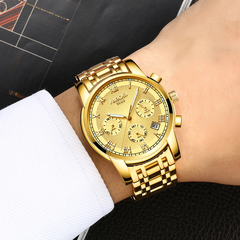 Men Watches 2018 Luxury Brand Gold Stainless Steel Dial Luminous Calendar Clock Quartz Watch Male Sport Wristwatch Relogio
Men Watches 2018 Luxury Brand Gold Stainless Steel Dial Luminous Calendar Clock Quartz Watch Male Sport Wristwatch Relogio