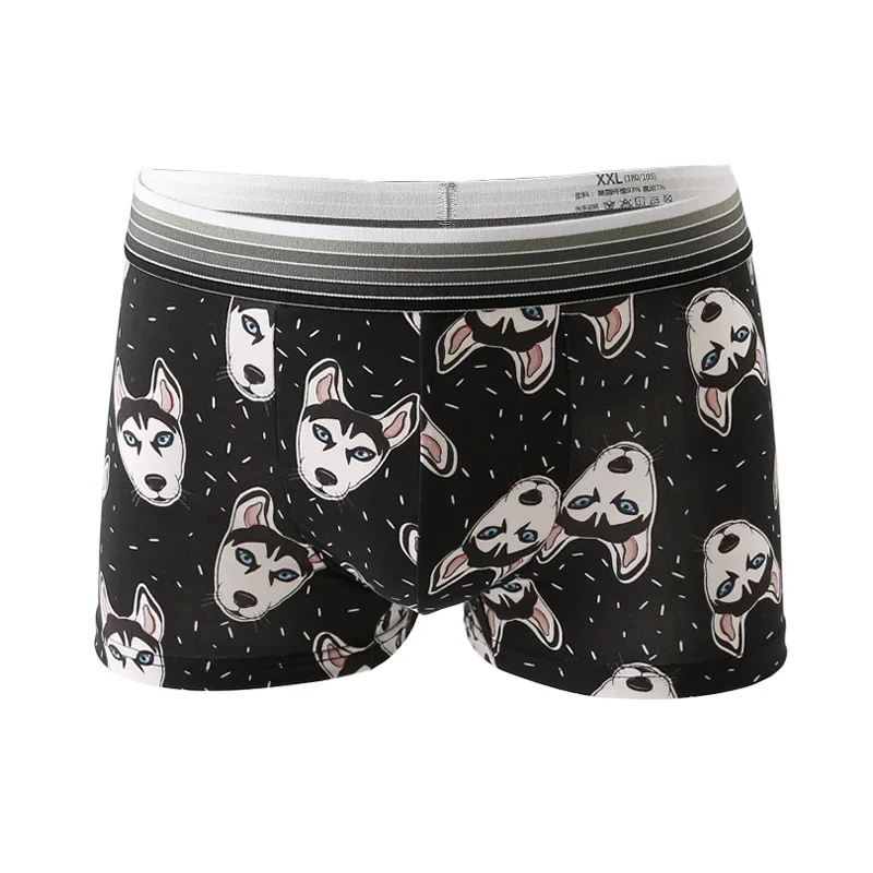 Man Cartoon Underwear Dog Print Fashion Personality Mens Boxers Breathable Soft U Pouch Underpants Male Cueca Calzoncillos
Man Cartoon Underwear Dog Print Fashion Personality Mens Boxers Breathable Soft U Pouch Underpants Male Cueca Calzoncillos