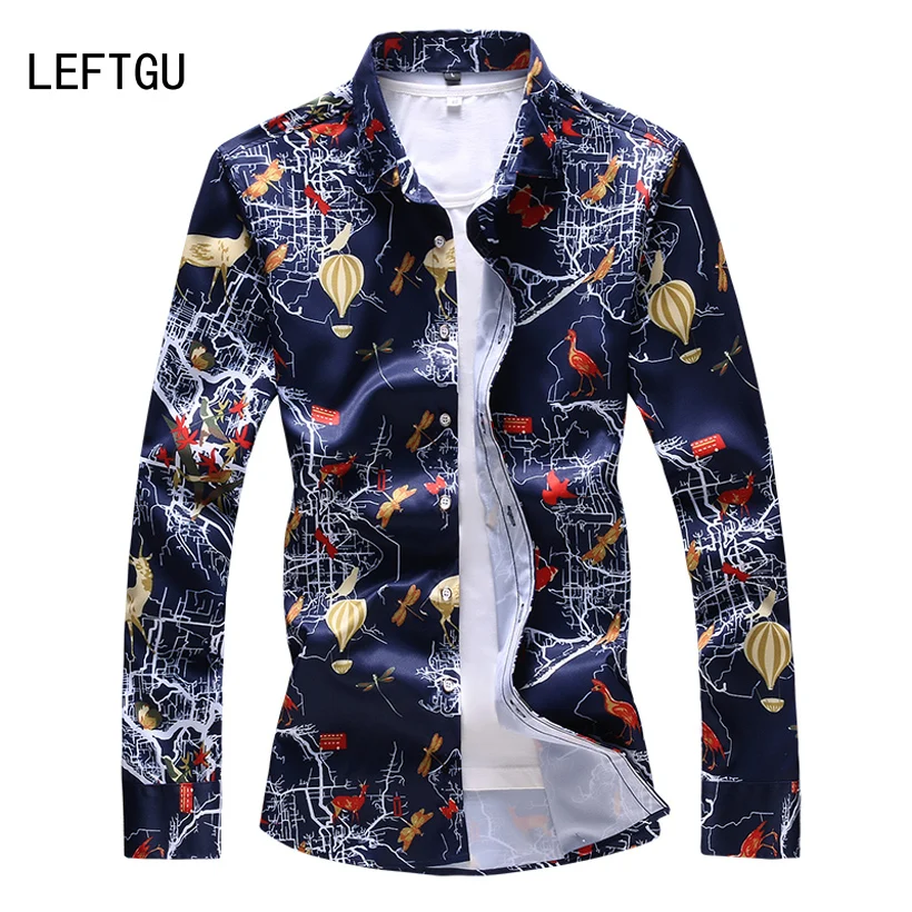 New 2018 Casual printed button down Shirt men Long sleeve slim high quality Turn-down Collar Plus size 5XL 6XL 7XL Men's Shirt
New 2018 Casual printed button down Shirt men Long sleeve slim high quality Turn-down Collar Plus size 5XL 6XL 7XL Men's Shirt