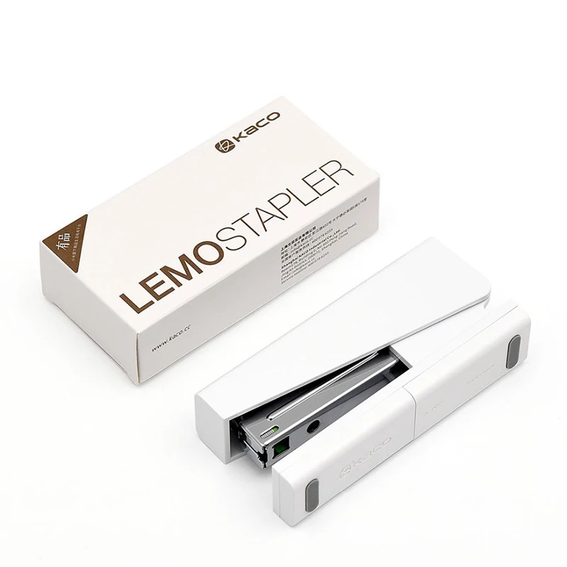 Original Xiaomi Mijia Kaco LEMO Stapler 24/6 26/6 with 100pcs Staples for Paper Binding Business School Office Use
Original Xiaomi Mijia Kaco LEMO Stapler 24/6 26/6 with 100pcs Staples for Paper Binding Business School Office Use