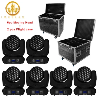 IMRELAX High Power 6pcs 36*3W RGBW Beam Wash Moving Head Light Classic DMX Stage Moving Light With Flight Case Package
IMRELAX High Power 6pcs 36*3W RGBW Beam Wash Moving Head Light Classic DMX Stage Moving Light With Flight Case Package