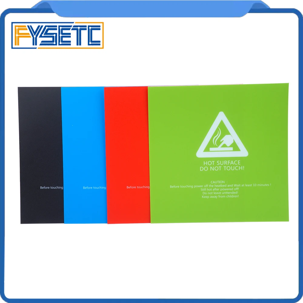 1pc 220x220mm Black/Red/Green/Blue Frosted Heated Bed For Wanhao i3 Anet A8 A6 Ender-3 Sticker Build Sheet Build Plate Tape
1pc 220x220mm Black/Red/Green/Blue Frosted Heated Bed For Wanhao i3 Anet A8 A6 Ender-3 Sticker Build Sheet Build Plate Tape
