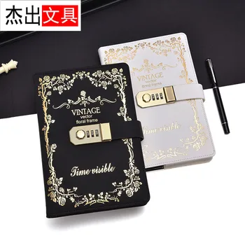 JIECHU Retro Password Lock Notebook A5 Student Diary Thicken Handbook Notebook 1PCS
JIECHU Retro Password Lock Notebook A5 Student Diary Thicken Handbook Notebook 1PCS