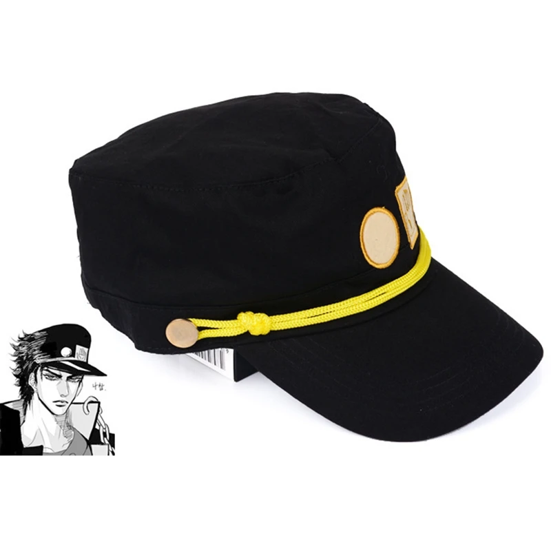 Anime JoJo's Bizarre Adventure Jotaro Kujo Army Military JOJO Cap Hat+Badge Animation around Free shipping
Anime JoJo's Bizarre Adventure Jotaro Kujo Army Military JOJO Cap Hat+Badge Animation around Free shipping